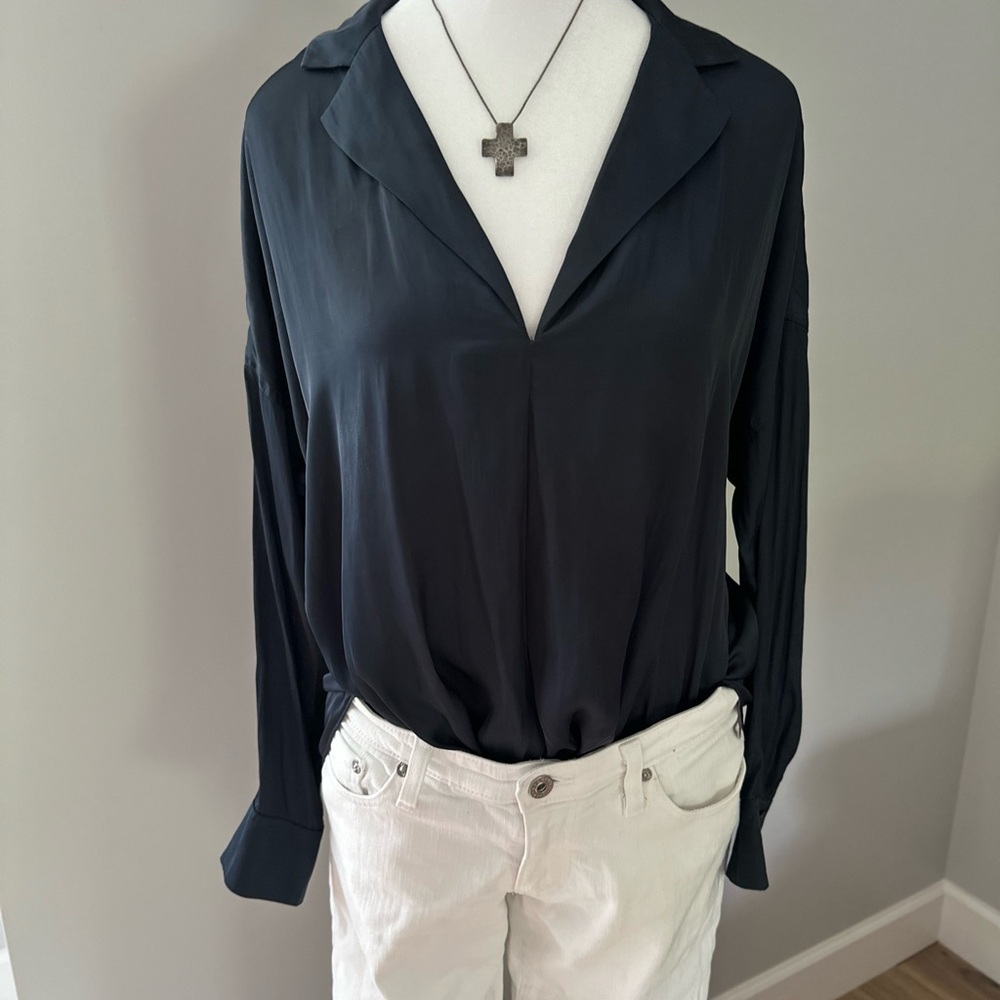Zadig and Voltaire Tamy Satin blouse. - Picture 2 of 10